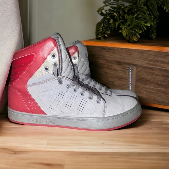 adidas Other - SOLD!!Adidas EVH 791004 Gray/Red Hightop Athletic Sneakers 2012 Mens Size 10